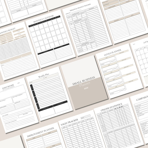 2026 Small Business Planner – Fillable & Printable PDF